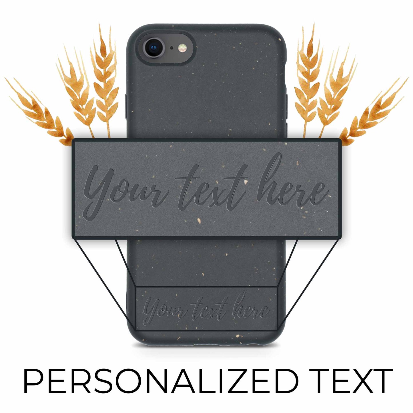 Biodegradable Personalized Case - Black